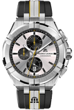  Shop Authentic Maurice Lacroix Aikon Chronograph King of the Court Limited Edition Silver Dial Grey Rubber Strap Watch for Men - AI1018-TT030-130-K - Luxxuri