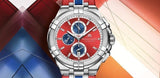  Shop Authentic Maurice Lacroix Aikon Beach Volley Vikings Limited Edition Red Dial Red Rubber Strap Watch for Men - AI1018-SS001-530-6 - Luxxuri