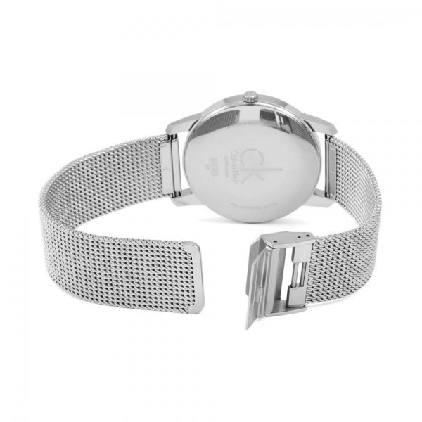  Shop Authentic Calvin Klein City Chronograph White Dial Silver Mesh Bracelet Watch for Men - K2G2G126 - Luxxuri