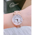  Shop Authentic Michael Kors Lauryn Mother of Pearl Dial Rose Gold Steel Strap Watch for Women - MK3716 - Luxxuri