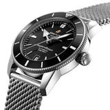  Shop Authentic Breitling Superocean Heritage B20 Automatic 42 Black Dial Silver Mesh Bracelet Watch for Men - AB2010121B1A1 - Luxxuri