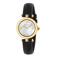  Shop Authentic Gucci Diamantissima Mother of Pearl Dial Black Leather Strap Watch For Women - YA141505 - Luxxuri