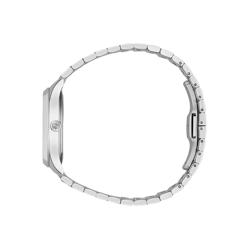  Shop Authentic Gucci G Timeless Quartz Pink Dial Silver Steel Strap Watch for Women - YA1265033 - Luxxuri
