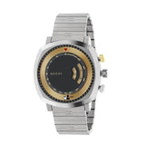  Shop Authentic Gucci Grip Chronograph Disney Black Dial Silver Steel Strap Watch For Men - YA157307 - Luxxuri