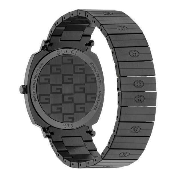  Shop Authentic Gucci Grip Quartz Grey Dial Grey Steel Strap Watch For Men - YA157429 - Luxxuri