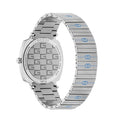  Shop Authentic Gucci Grip Quartz Silver Dial Silver Steel Strap Watch For Women - YA157437 - Luxxuri