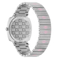  Shop Authentic Gucci Grip Quartz Silver Dial Silver Steel Strap Watch For Women - YA157438 - Luxxuri