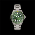  Shop Authentic Tag Heuer Aquaracer Professional 300 Automatic Green Dial Silver Steel Strap Watch for Men - WBP208B.BF0631 - Luxxuri
