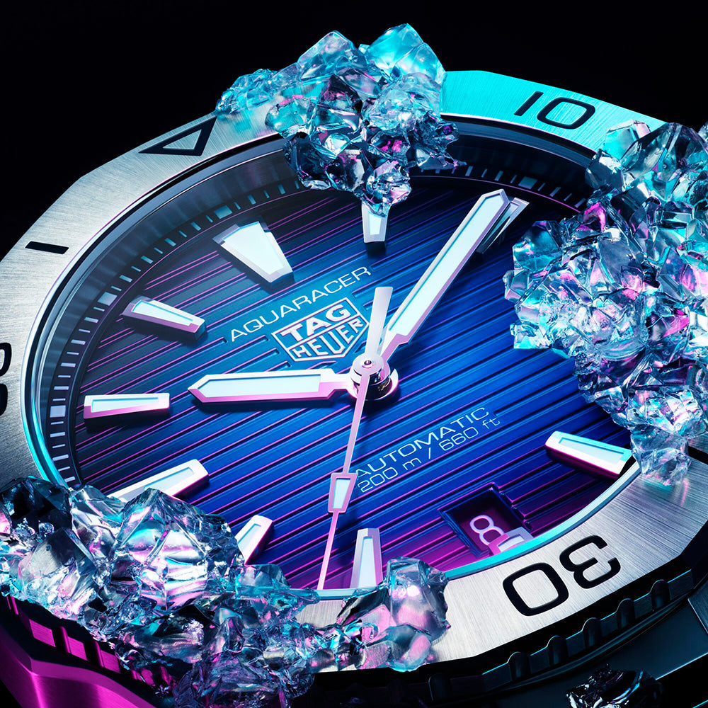  Shop Authentic Tag Heuer Aquaracer Professional 200 Automatic Blue Dial Silver Steel Strap Watch for Men - WBP2111.BA0627 - Luxxuri