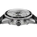  Shop Authentic Tag Heuer Autavia Chronometer Flyback Chronograph Silver Dial Black Leather Strap Watch for Men - CBE511B.FC8279 - Luxxuri