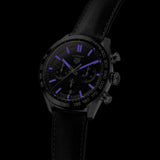  Shop Authentic Tag Heuer Carrera Year of The Rabbit Automatic Chronograph Black Dial Black Leather Strap Watch for Men - CBN2A1L.FC6521 - Luxxuri