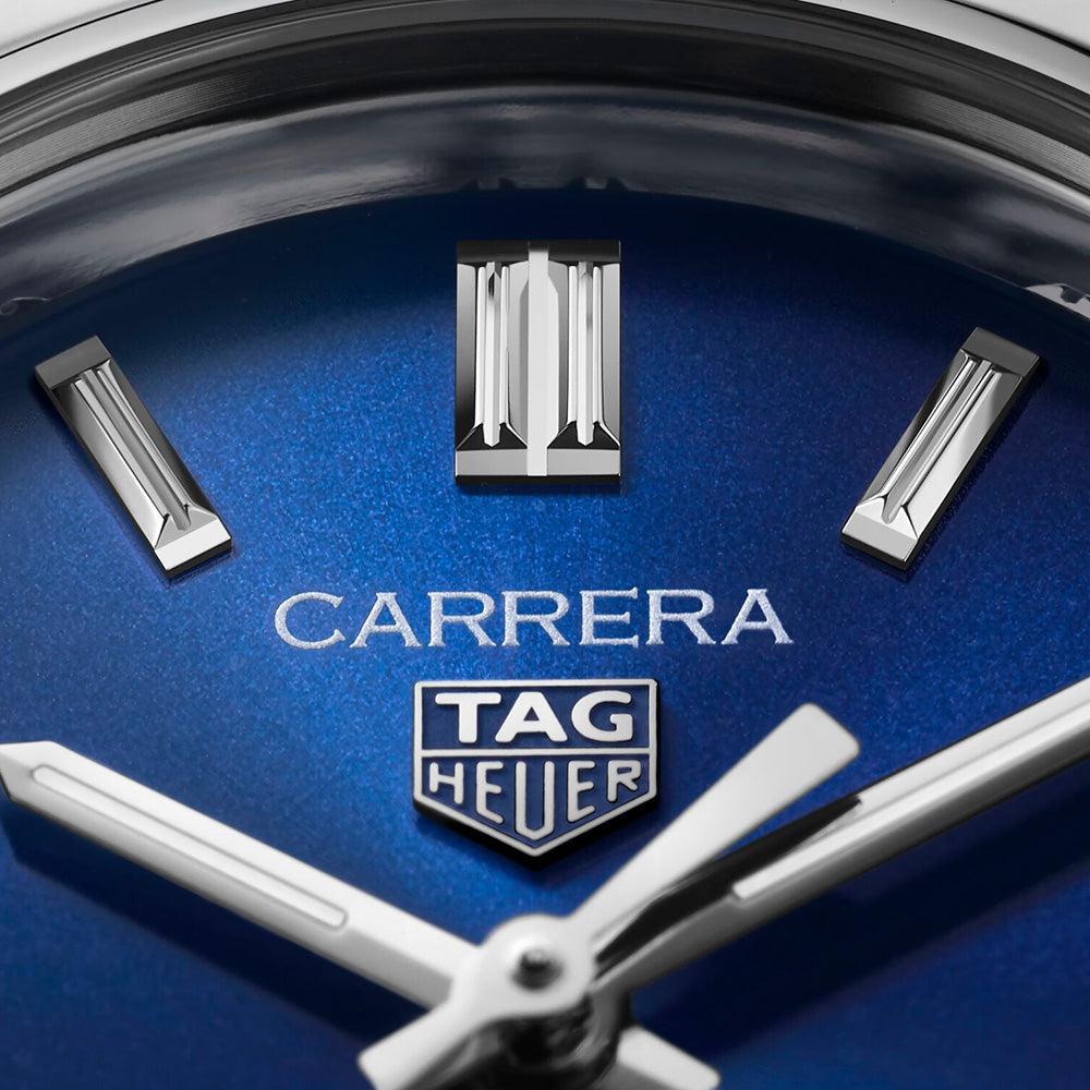  Shop Authentic Tag Heuer Carrera Blue Dial Silver Steel Strap Watch for Women - WBN2411.BA0621 - Luxxuri