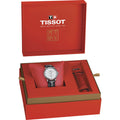  Shop Authentic Tissot Carson Premium Lady Born to Be Brace Special Edition Silver Dial Black Leather Strap Watch for Women - T122.207.16.036.00 - Luxxuri