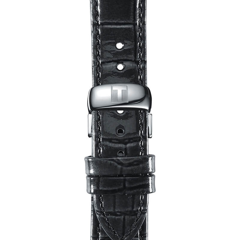  Shop Authentic Tissot T Trend Couturier Black Dial Black Leather Strap Watch For Women - T035.210.16.051.00 - Luxxuri