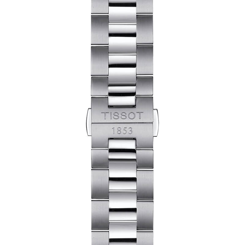 Tissot Gentleman Powermatic 80 Silicium Silver Dial Silver Steel Strap Watch For Men - T127.407.11.031.00