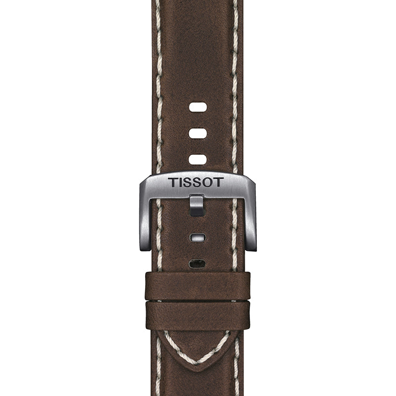  Shop Authentic Tissot Supersport Chrono Blue Dial Brown Leather Strap Watch For Men - T125.617.16.041.00 - Luxxuri