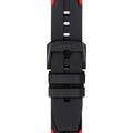 Tissot T Race Cycling Vuelta Black Dial Two Tone Rubber Strap Watch For Men - T111.417.37.441.01