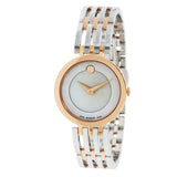  Shop Authentic Movado Esperanza Mother of Pearl Dial Two Tone Steel Strap Watch For Women - 0607114 - Luxxuri