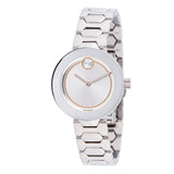  Shop Authentic Movado Bold Silver Dial Silver Steel Strap Watch For Women - 3600381 - Luxxuri