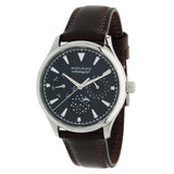  Shop Authentic Movado Heritage Moonphase Blue Dial Brown Leather Strap Watch For Women - 3650009 - Luxxuri