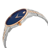  Shop Authentic Movado Museum Classic Blue Dial Two Tone Steel Strap Watch for Men - 0607267 - Luxxuri