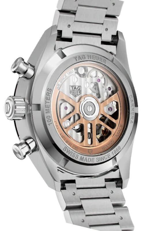  Shop Authentic Tag Heuer Carrera Chronograph Black Dial Silver Steel Strap Watch for Men - CBN2010.BA0642 - Luxxuri