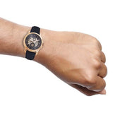  Shop Authentic Fossil Grant Mechanical Blue Dial Blue Leather Strap Watch for Men - ME3054 - Luxxuri