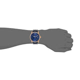  Shop Authentic Fossil The Commuter Blue Dial Blue Leather Strap Watch for Men - FS5274 - Luxxuri