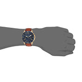  Shop Authentic Fossil Grant Sport Chronograph Blue Dial Brown Leather Strap Watch for Men - FS5268 - Luxxuri