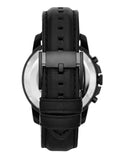  Shop Authentic Fossil Grant Chronograph Black Dial Black Leather Strap Watch for Men - FS5132 - Luxxuri
