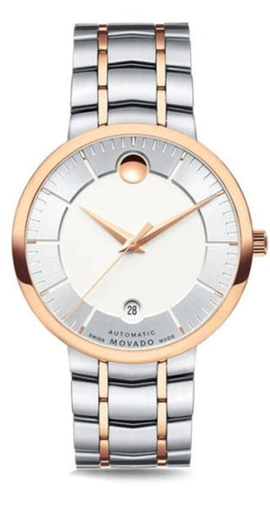  Shop Authentic Movado 1881 Automatic Silver Dial Two Tone Steel Strap Watch For Men - 607063 - Luxxuri