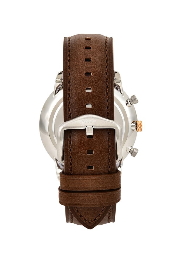  Shop Authentic Fossil Neutra Chronograph Black Dial Brown Leather Strap Watch for Men - FS5408 - Luxxuri
