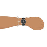  Shop Authentic Fossil The Minimalist Three Hand Black Dial Black Leather Strap Watch for Men - FS5398 - Luxxuri