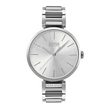  Shop Authentic Hugo Boss Allusion Quartz Silver Dial Silver Steel Strap Watch For Women - 1502414 - Luxxuri
