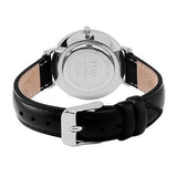  Shop Authentic Daniel Wellington Petite Sheffield Black Dial Black Leather Strap Watch For Women - DW00100180 - Luxxuri