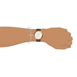  Shop Authentic Fossil The Minimalist White Dial Brown Leather Strap Watch for Men - FS5397 - Luxxuri