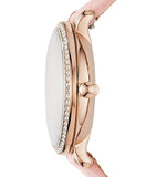  Shop Authentic Fossil Jacqueline White Dial Pink Leather Strap Watch for Women - ES4303 - Luxxuri