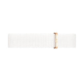  Shop Authentic Daniel Wellington Classic Petite Dover Black Dial White NATO Strap Watch For Women - DW001000314 - Luxxuri