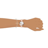 Shop Authentic Fossil Jacqueline Three Hand Mother of Pearl Dial Pink Leather Strap Watch for Women - ES4671 - Luxxuri
