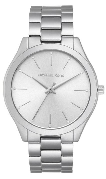  Shop Authentic Michael Kors Slim Runway Silver Dial Silver Steel Strap Watch For Women - MK4502 - Luxxuri