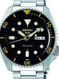  Shop Authentic Seiko 5 Sports Automatic Black Dial Silver Steel Strap Watch For Men - SRPD57K1 - Luxxuri