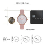  Shop Authentic Michael Kors Pyper Analog White Dial Pink Leather Strap Watch For Women - MK2803 - Luxxuri