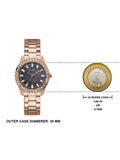  Shop Authentic Guess Sparkler Diamonds Black Dial Rose Gold Steel Strap Watch for Women - GW0111L3 - Luxxuri