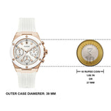  Shop Authentic Guess Athena White Dial White Rubber Strap Watch For Women - GW0030L3 - Luxxuri
