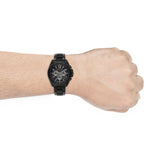  Shop Authentic Michael Kors Brecken Chronograph Black Dial Black Steel Strap Watch For Men - MK8858 - Luxxuri