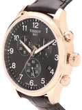  Shop Authentic Tissot Chrono XL Black Dial Brown Leather Strap Watch For Men - T116.617.36.057.01 - Luxxuri