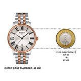  Shop Authentic Tissot Carson Premium White Dial Two Tone Steel Strap Watch For Men - T122.410.22.033.00 - Luxxuri