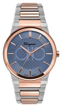  Shop Authentic Salvatore Ferragamo Sapphire Blue Dial Two Tone Steel Strap Watch for Men - SFHP007-20 - Luxxuri