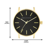  Shop Authentic Armani Exchange Lola Three Hand Black Dial Black Mesh Strap Watch For Women - AX5548 - Luxxuri