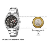  Shop Authentic Maserati Competizione Chronograph Black Dial Silver Steel Strap Watch For Men - R8853100012 - Luxxuri